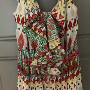 SHOW STOPPER HALTER PRINT DRESS